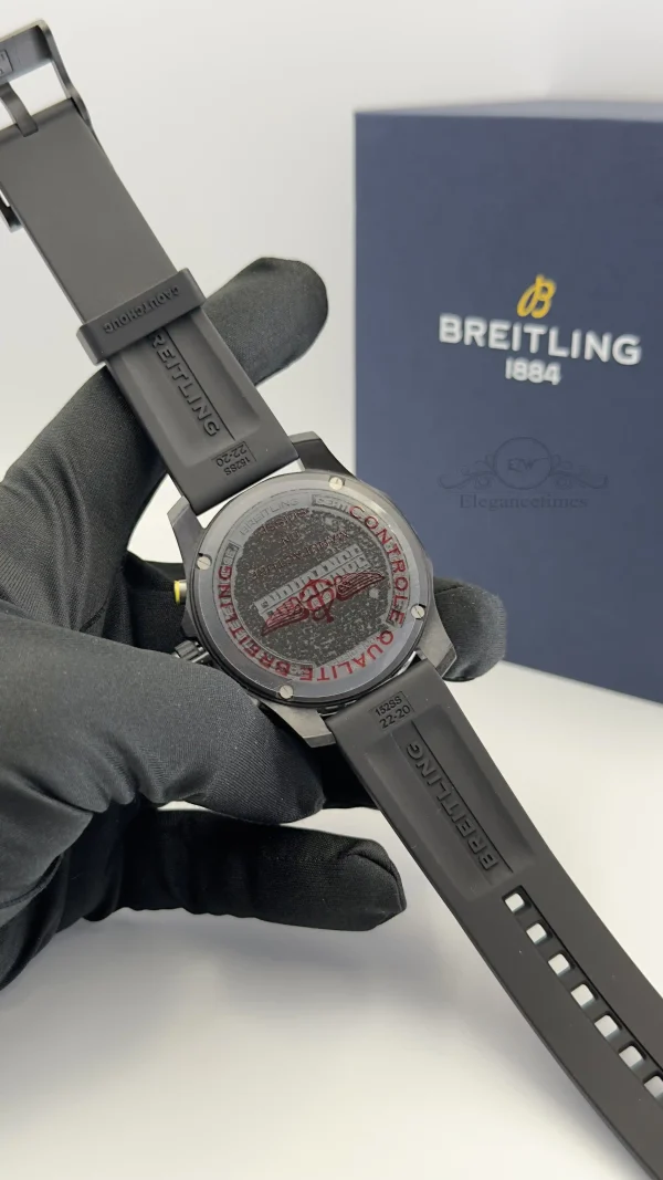 Breitling Endurance Pro Professionale – Orologio Al Quarzo SuperQuartz – Cassa In Breitlight Nero Con Dettagli Blu – Lunetta Bidirezionale – X82310281B1S1