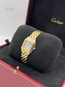 Cartier-Panthere-Vintage-Small-Model-18k-Yellow-Gold-Quartz-authentic-right-view-