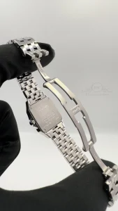 Cartier-Santos-Domeiselle-stainless-steel-Ladies-quartz-20mm-2698-lock-back-case-