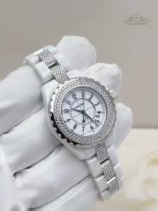 Chanel-ladies-J12-H1420-White-Ceramic-diamonds-33mm-hand-Watch-side
