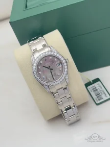 Rolex-Pearl-Master-81159-White-Gold-Black-Mop-Diamonds-34mm-Side