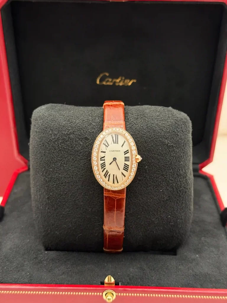 Cartier-Baignoire-Watch-18k-Rose-Gold-Box-Front