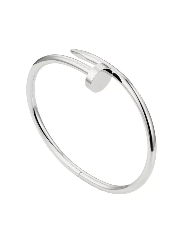 Cartier-Juste-Un-Clou-Bracelet-B6048317-Nail-18k-White-Gold-Classic-Model-18
