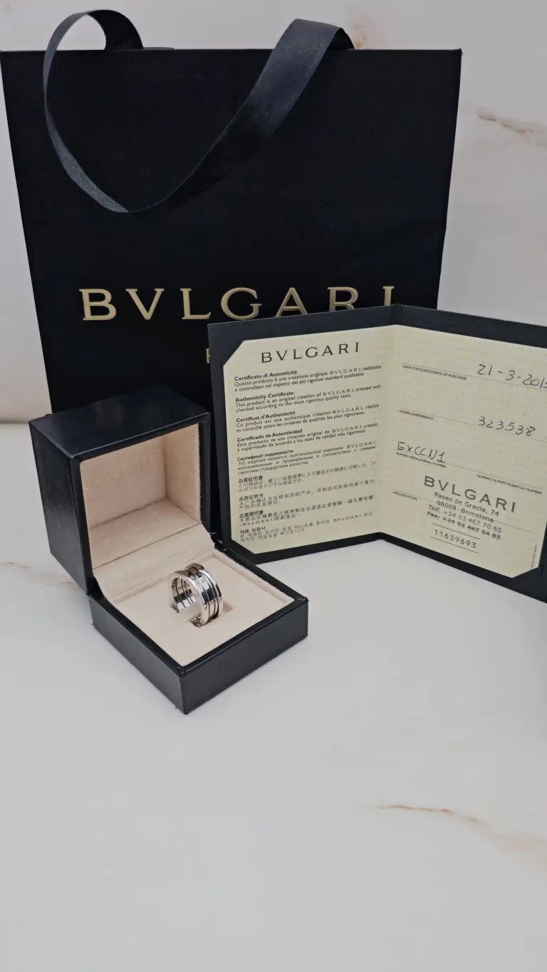 Bvlgari-B.zero1-Three-band-Ring-346583--White-Gold-Authentic