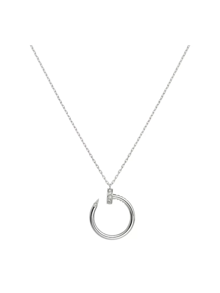 Cartier-Juste-Un-Clou-Pendant-B7224891-18k-White-Gold-Diamonds