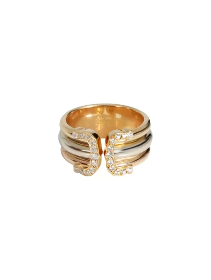 Cartier-Trinity-Double-C-Ring-Diamonds-18k-White-Rose-Yellow-Gold-52