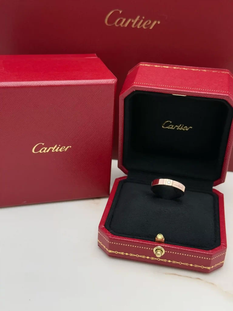 C-De-Cartier-Wedding-Band-B4086400-18k-Rose-Gold-Diamond-Authentic