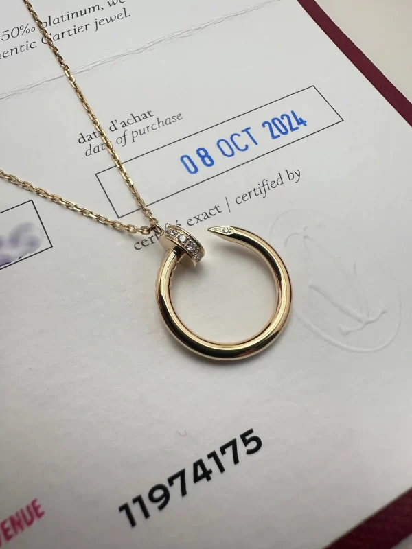 Cartier-Juste-un-Clou-Pendant-B7224889-Yellow-Gold-Diamond