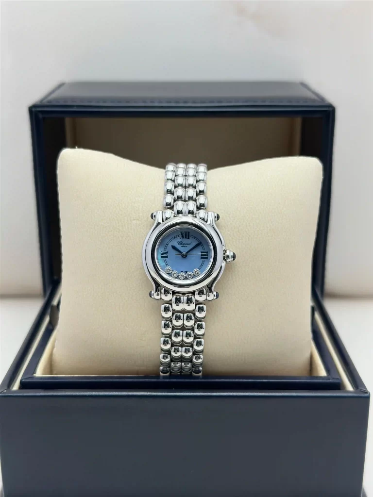 Chopard-Happy-Sport-8245-Stainless-Steel-Diamond-Blue-MOP-Front-Box