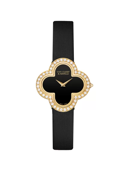 Van-Cleef-Arpels-Watch-VCARN5HZ00-Alhambra-Medium-Model-Yellow-Gold-Diamond-Onyx-Dial-Quartz