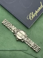 Vintage-Chopard-Happy-Sport-Watch-Stainless-Steel-Diamond-Pink-MOP-Dial-Clasp