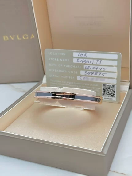 Bvlgari-B.zero1-Bracelet-347575-Medium-Size-18k-Rose-Gold-Black-Ceramic-Box