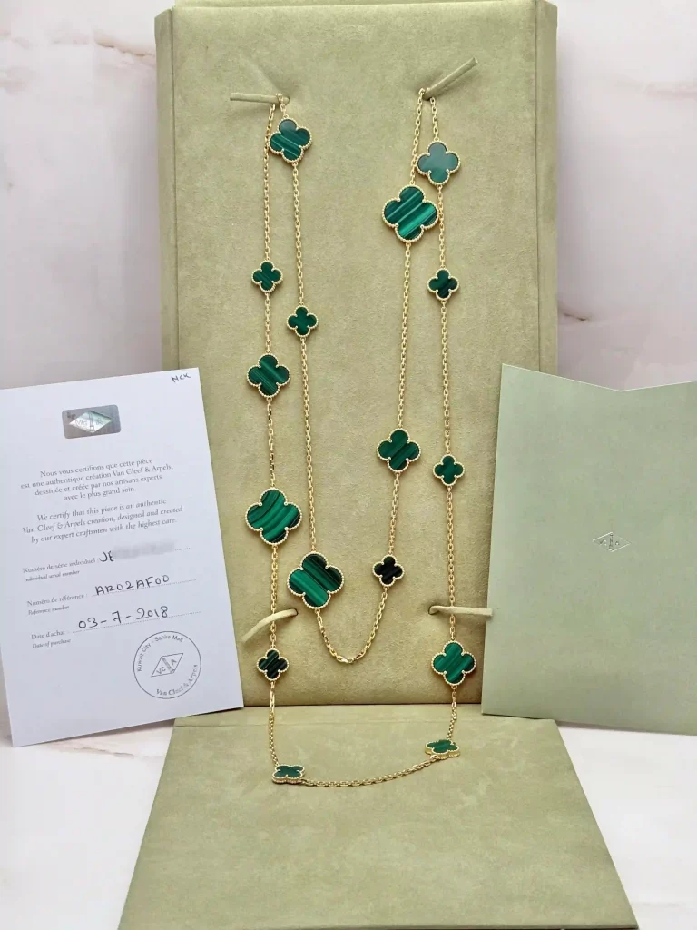 Van-Cleef-Arpels-Magic-Alhambra-Long-Necklace-16-Motifs-Malachite-Certificate