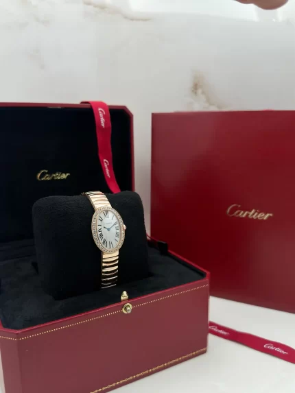 Cartier-Baignoire-Watch-WB520002-Small-Model-18k-Rose-Gold-Diamond-original