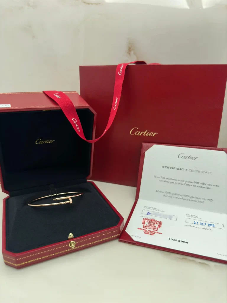 Cartier-Juste-Un-Clou-bracelet-6062518-18k-Pink-Gold-Small-Authentic