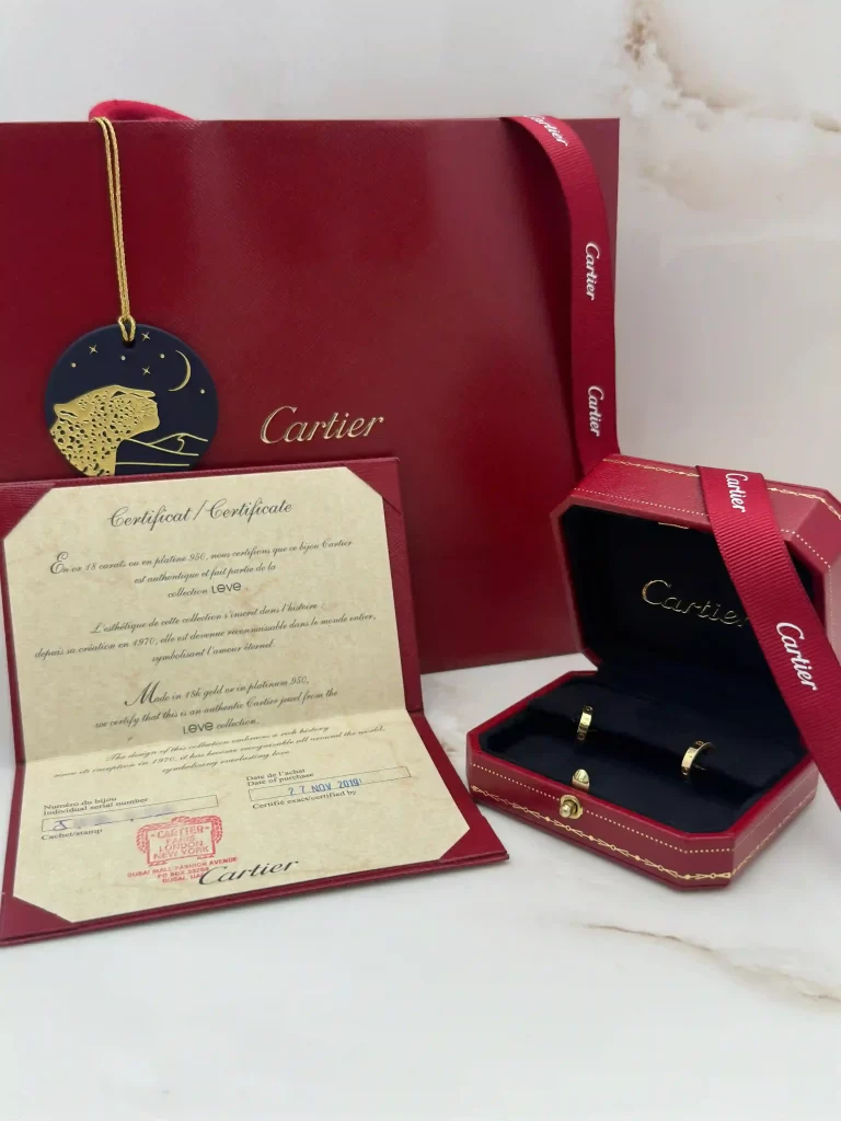 Cartier-Love-Earrings-Small-Model-B8028800-Authentic