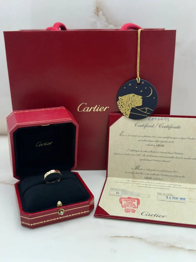Cartier-Love-Wedding-Band-B4056150-Small-Model-18k-Yellow-Gold-Diamond-Box