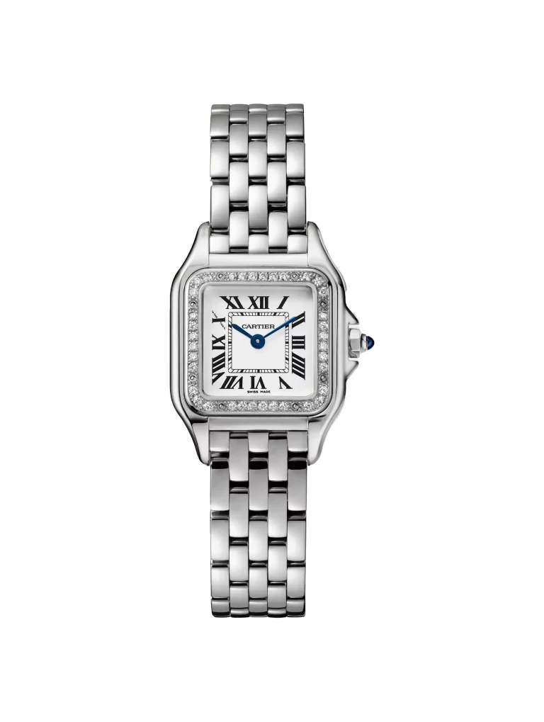 Cartier-Panthere-Watch-W4PN0007-Small-Model-Steel-Diamonds-Quartz