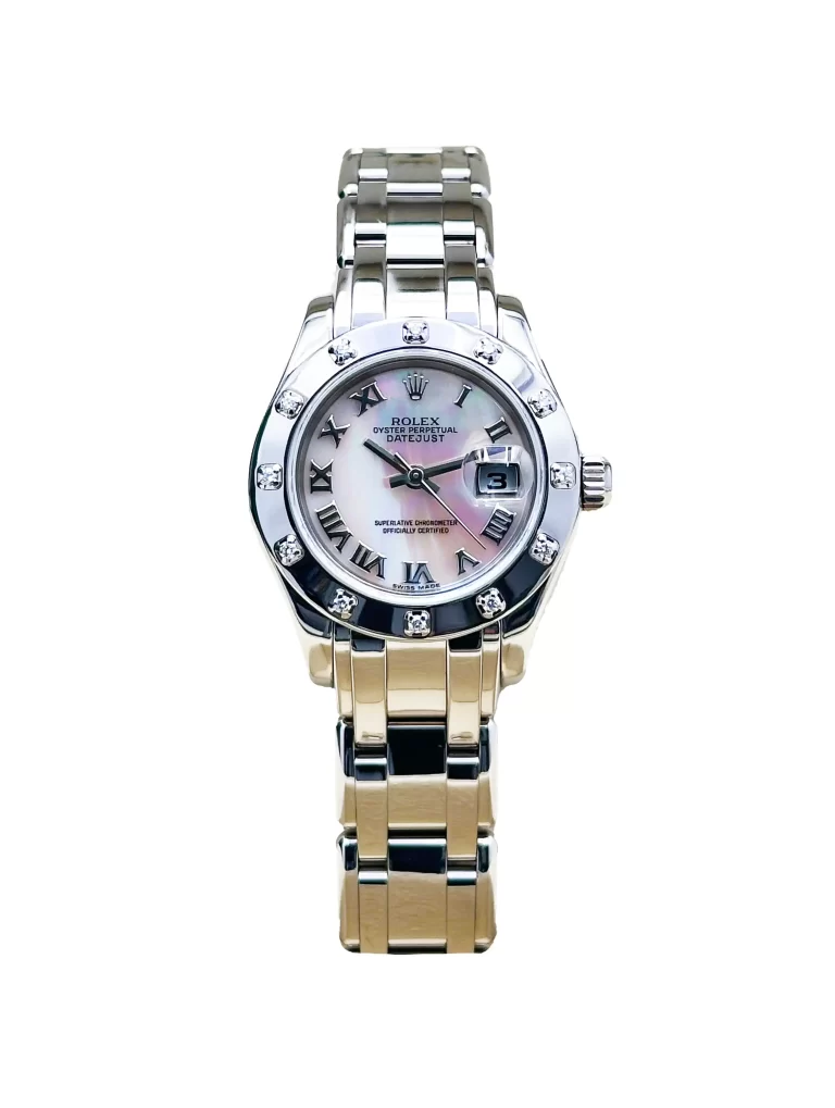 Rolex-Pearlmaster-Diamonds-Watch-18k-White-Gold-MOP-Dial-Automatic