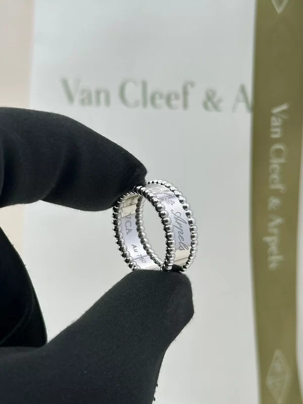 Van-Cleef-Arpels-Perlee-Signature-Ring-VCARN32300-18k-White-Gold-Hand
