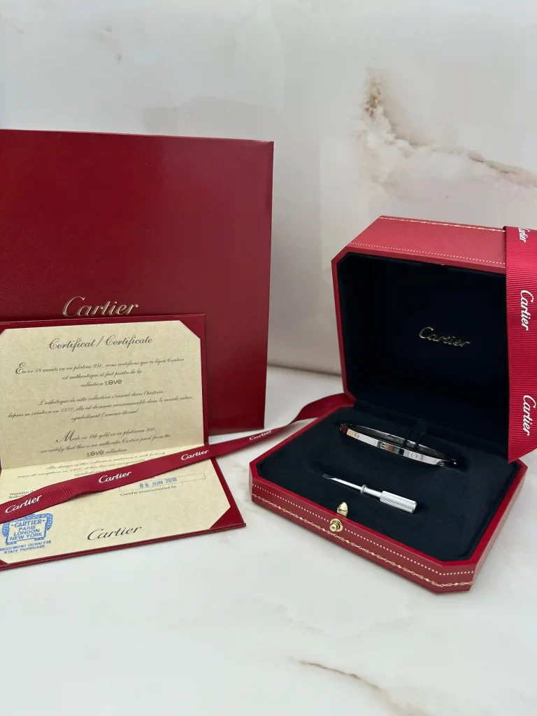 Cartier-Love-Bracelet-Small-Model-CRB6079218-18k-White-Gold-Certificate