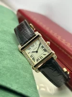 Cartier-Tank-Chinoise-Watch-2686-Diamonds-18k-Pink-Gold-Leather-Strap