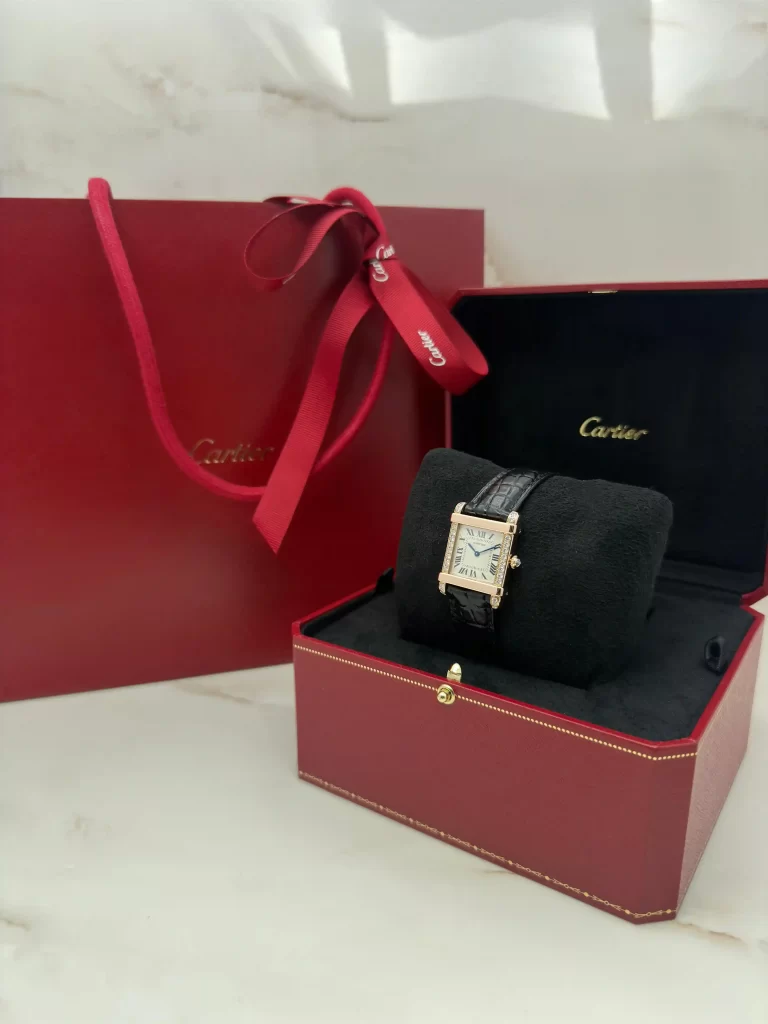 Cartier-Tank-Chinoise-Watch-2686-Diamonds-18k-Rose-Gold-Leather-Strap-Original