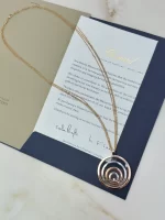 Chopard-Happy-Spirit-Pendant-795014-Jumbo-Size-3-Line-Chain-18k-Rose-White-Gold-Up