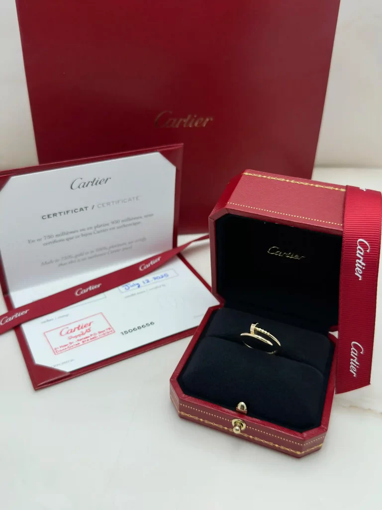 Cartier-Juste-Un-Clou-Ring-CRB4225952-Small-Model-18k-Yellow-Gold-Authentic