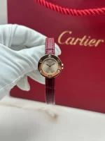 Cartier-Love-3-Diamonds-Watch-2977-18k-Rose-Gold-Gray-Guilloche-Dial-Authentic