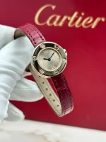 Cartier-Love-3-Diamonds-Watch-2977-18k-Rose-Gold-Gray-Guilloche-Dial-Hand