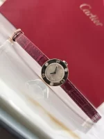 Cartier-Love-3-Diamonds-Watch-2977-18k-Rose-Gold-Gray-Guilloche-Dial-Original