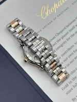 Chopard-Happy-Sport-Watch-8590-Stainless-Steel-18k-Rose-Gold-Diamonds-Bracelet