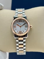 Chopard-Happy-Sport-Watch-8590-Stainless-Steel-18k-Rose-Gold-Diamonds-Near