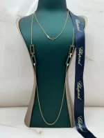 Chopard-Ice-Cube-Long-Necklace-18k-Rose-Gold-Green-Ceramic-Limited-Edition-Front