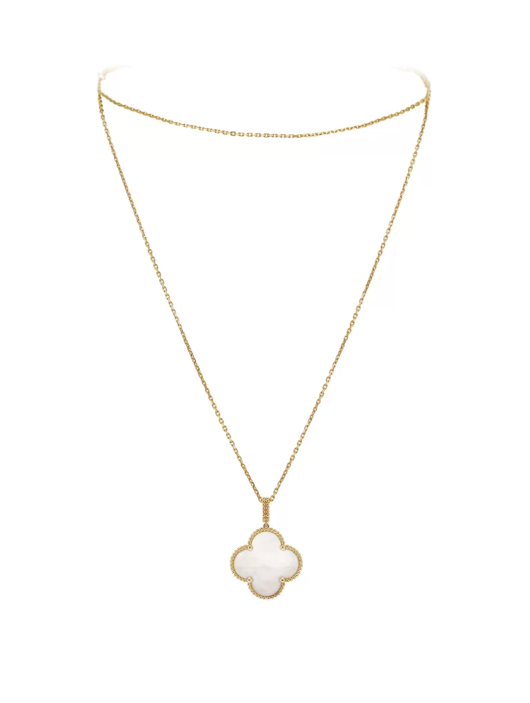 Van-Cleef-Arpels-Vintage-Alhambra-Long-Necklace-VCARO49L00-1-Motif-18k-Yellow-Gold-MOP-90