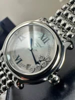 Vintage-Chopard-Happy-Sport-Watch-8347-Steel-Diamonds-Large-Model-MOP-Near