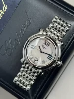 Vintage-Chopard-Happy-Sport-Watch-8347-Steel-Diamonds-Large-Model-MOP-Up
