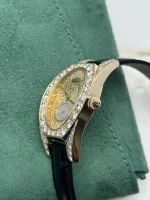 Chopard-Classic-Oval-Ladies-Watch-18k-Yellow-Gold-Leather-Diamonds-Crown