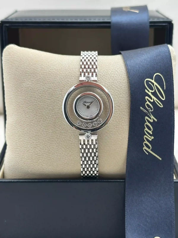 Chopard-Happy-Diamonds-Icons-Watch-4527-18k-White-Gold-Guilloche-MOP