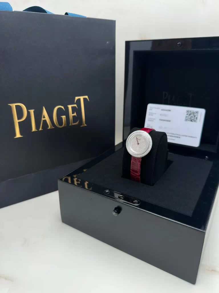 Piaget-Possession-Watch-G0A44298-18k-White-Gold-Diamonds-Leather-Authentic