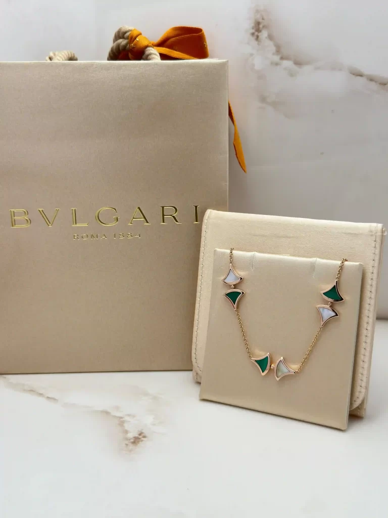 Bvlgari-Divas-Dream-Bracelet-18k-Rose-Gold-Malachite-White-MOP-Authentic