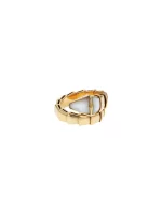 Bvlgari-Serpenti -Viper-Ring-18k-Rose-Gold-White-MOP-Large-Model