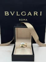 Bvlgari-Serpenti -Viper-Ring-18k-Rose-Gold-White-Mother-Of-Pearl