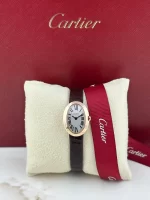 Cartier-Baignoire-Watch-Mini-Model-W8000017-18k-Pink-Gold-Silver-Dial