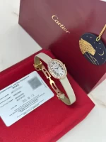 Cartier-Baignoire-Watch-WB520004-Small-Model-18k-Rose-Gold-Diamonds-Silver-Dial-Certificate
