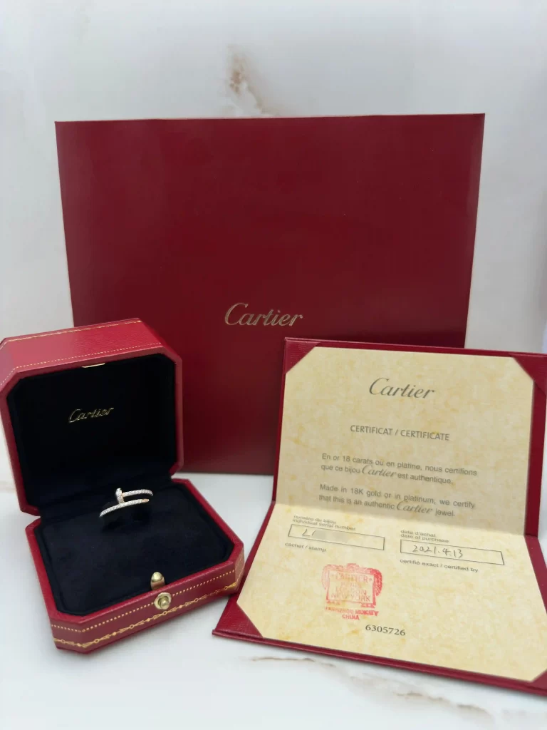 Cartier-Juste-Un-Clou-Ring-Half-Paved-Small-Model-CRB4231454-18k-Rose-Gold-Authentic