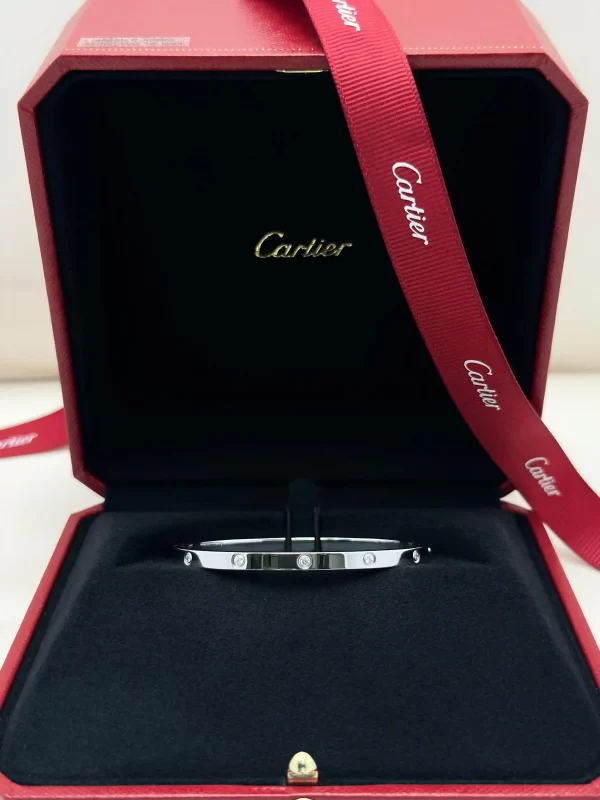 Cartier-Love-Bracelet-10-Diamonds-Small-Model-18k-White-Gold-Box