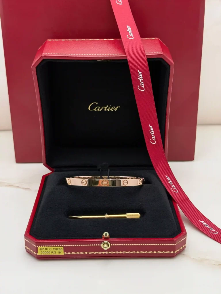 Cartier-Love-Bracelet-Classic-Model-CRB6067419-18k-Rose-Gold-Front-Box