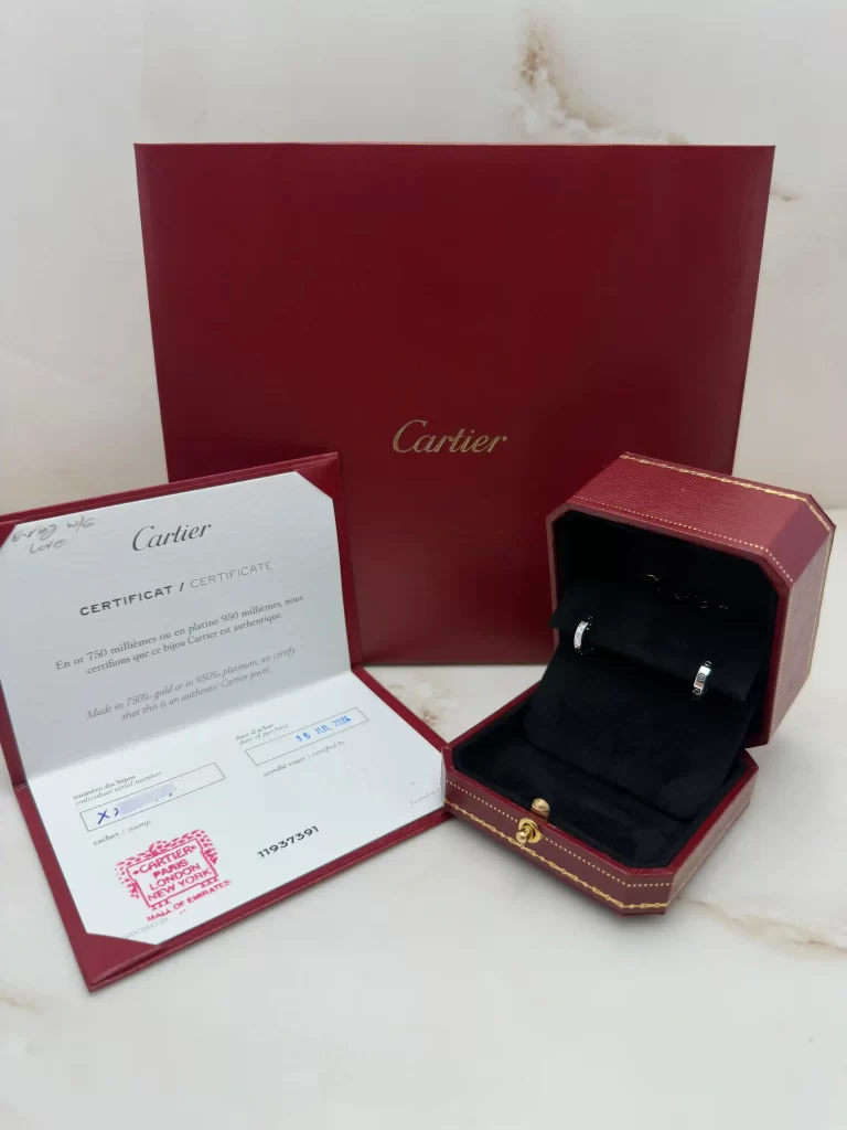 Cartier-Love-Hoop-Earrings-B8028900-18k-White-Gold-Small-Original